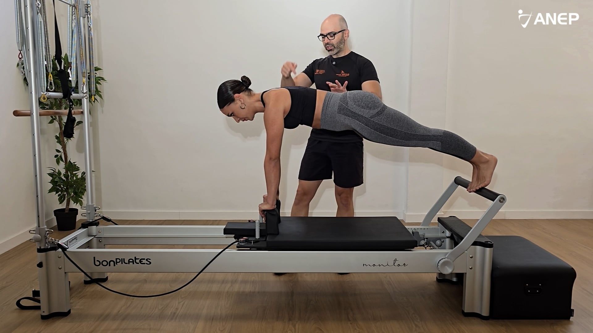 Push Up Front en Reformer