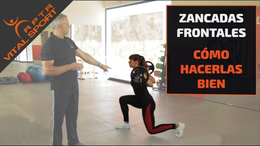 Zancadas con barra