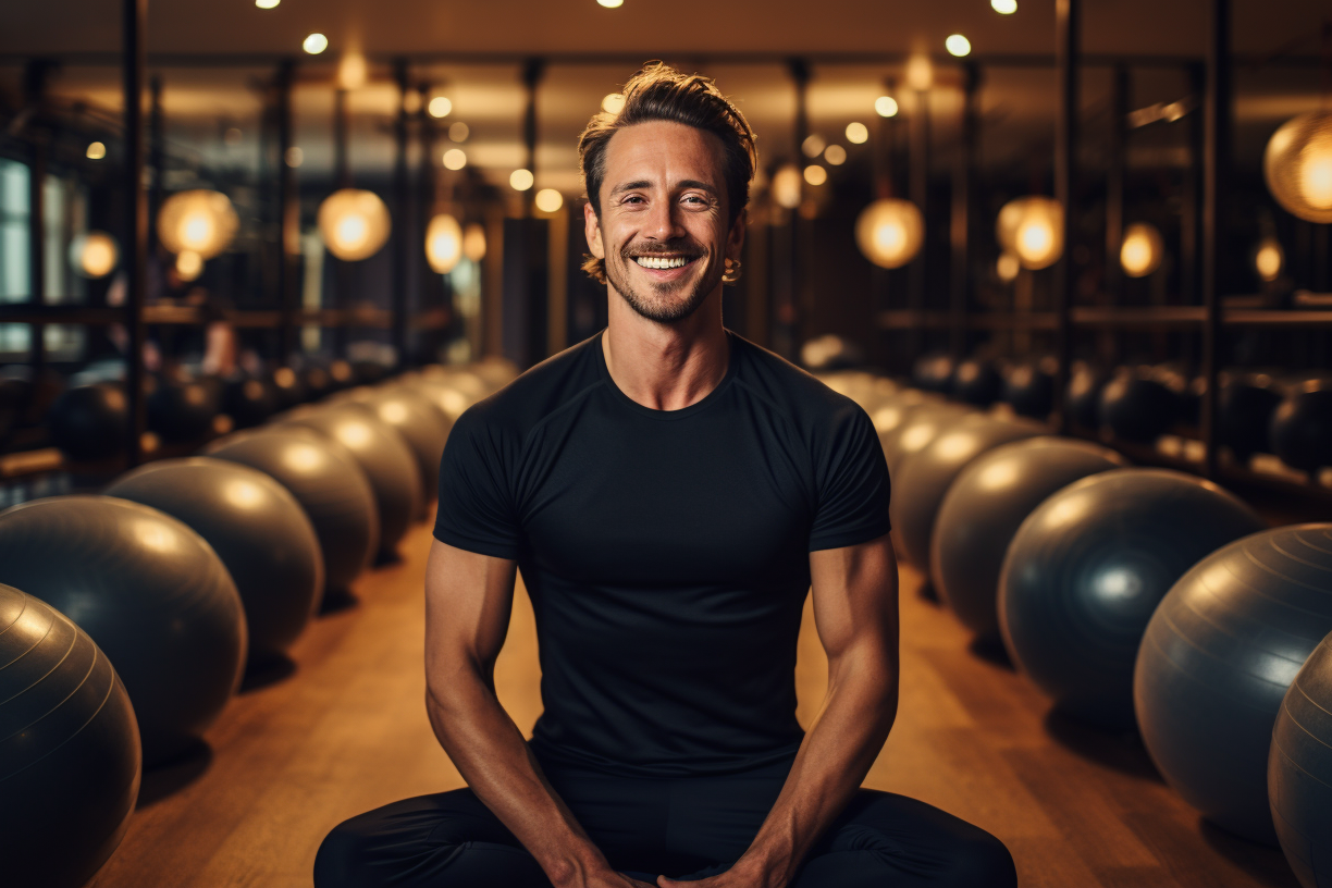 Ejercicios de fortalecimiento muscular de Pilates para hombres 