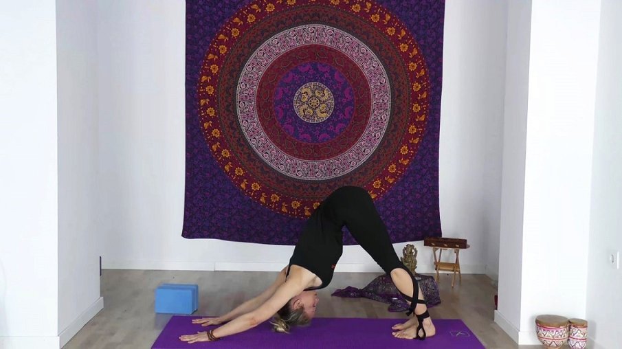 Adho Mukha Svanasana o Postura del Perro Mirando Hacia Abajo
