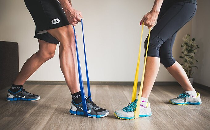 Bandas elásticas para entrenar. Ejercicios y tipos de bandas 