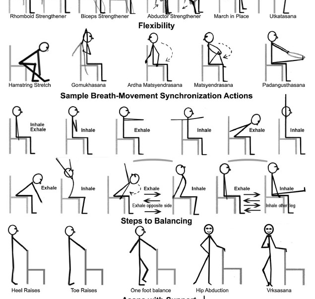 Programas adaptados de yoga para mejora del equilibrio