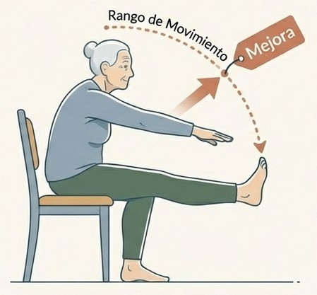 sentarse y alcanzar chair sit-and-reach