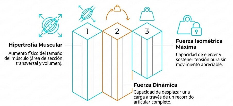 comparativa entre el entrenamiento isométrico con cargas y el entrenamiento dinámico tradicional