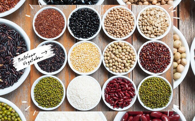 Formas de combinar las proteínas vegetales