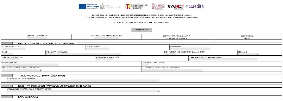 Inicio del proceso de acreditación de competencias