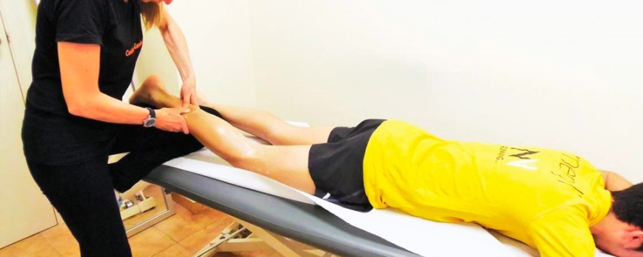 Los masajes ayudan a una rapida recuperación muscular