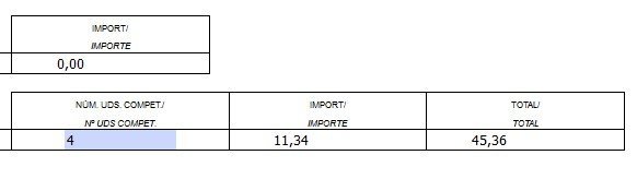 pagar lo correspondiente a las 4 unidades de competencia