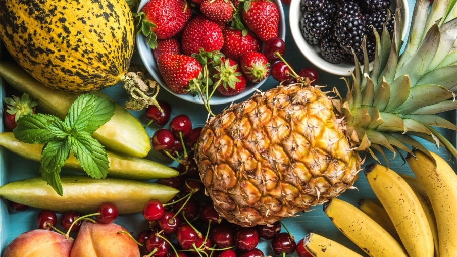 Frutas y verduras para el verano