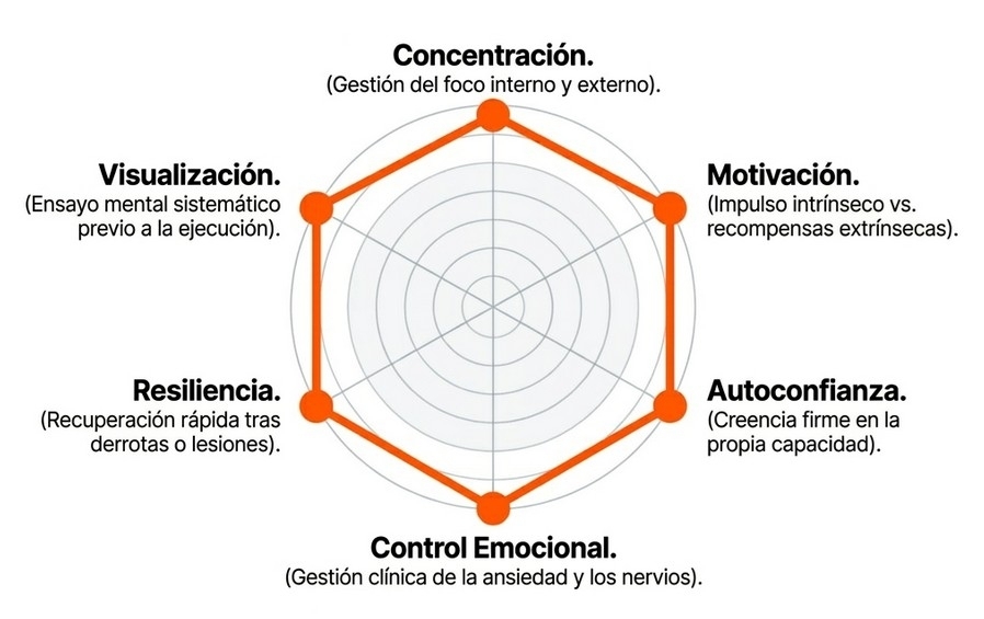 Principales habilidades psicológicas en el deporte