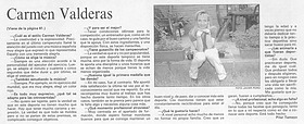 Carmen Valderas en medios gráficos - 034 4