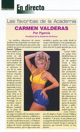Carmen Valderas en medios gráficos - 051