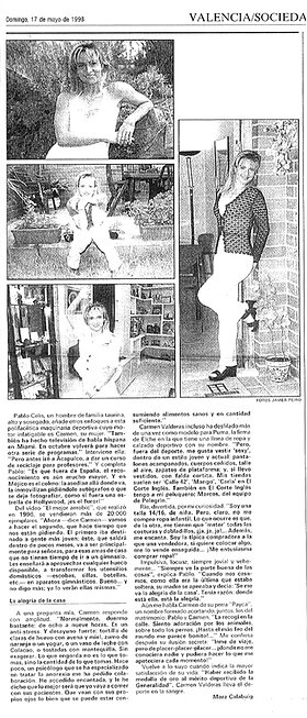 Carmen Valderas en medios gráficos - 153 b