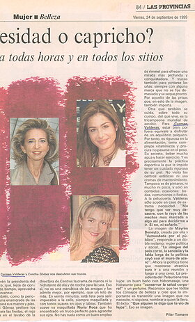 Carmen Valderas en medios gráficos - 202
